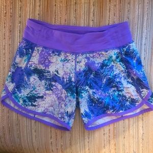 ivivva (lululemon) relay racer shorts - girls sz 12